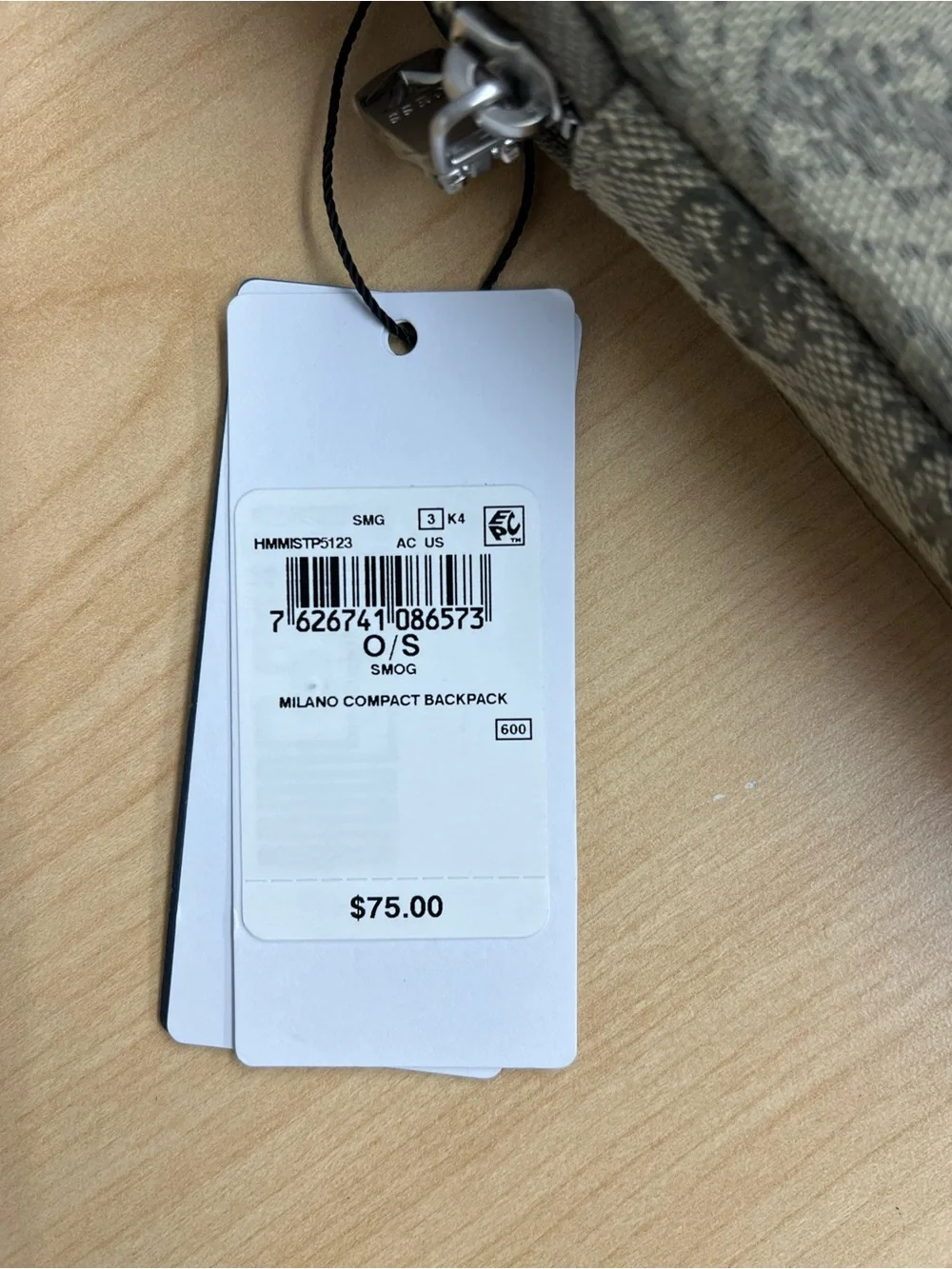 GUESS Olive and Black Logo Messenger Crossbody